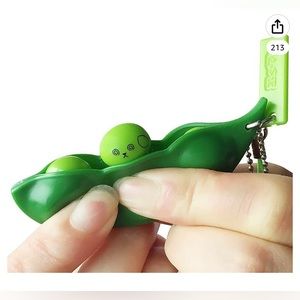 Edamame Keychain Fidget Toys NEW